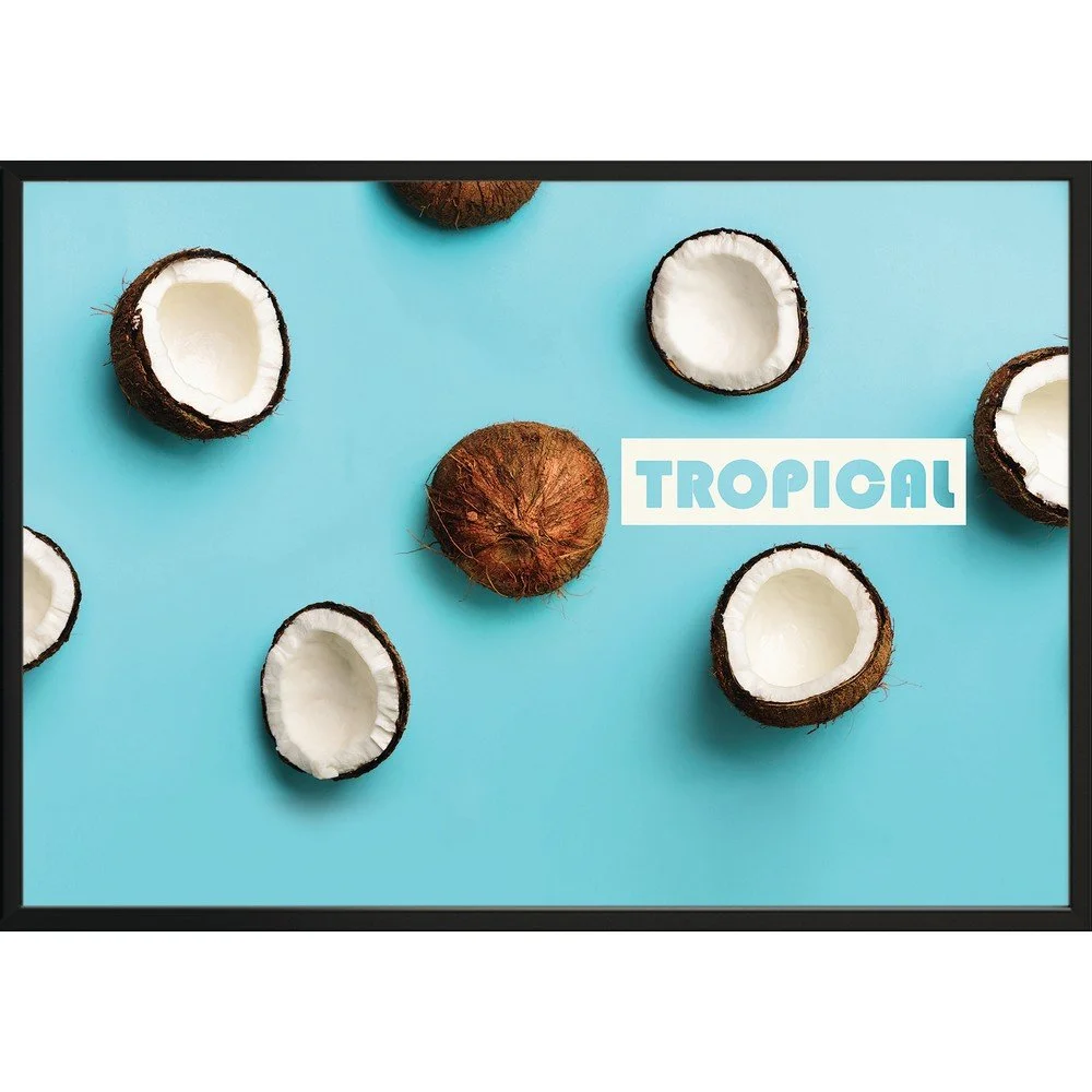 Nástěnný plakát v rámu COCONUTS, 50 x 70 cm v:1343053