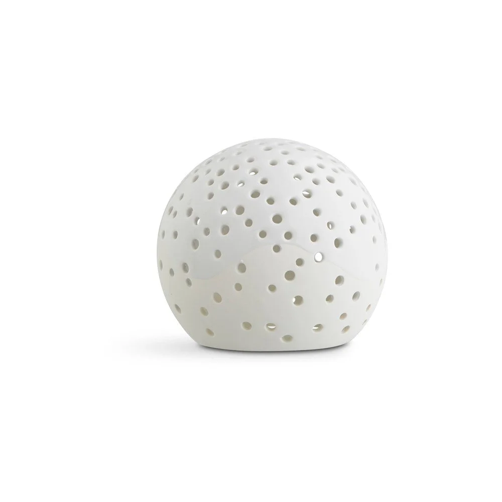 Bílý vánoční svícen z kostního porcelánu Kähler Design Nobili, ⌀ 12 cm v:1301384