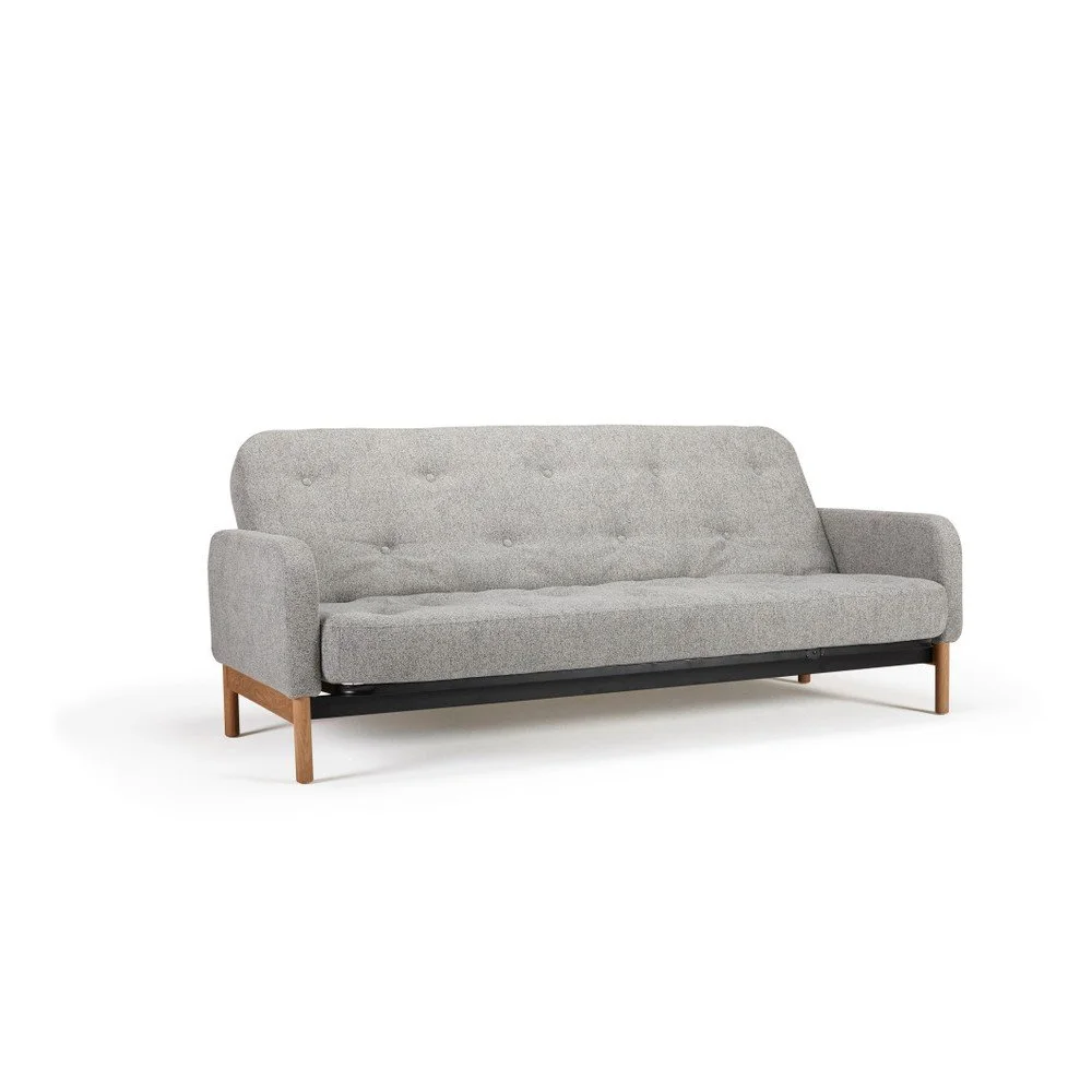 Světle šedá rozkládací pohovka Innovation Ronia Melange Light Grey v:1306846
