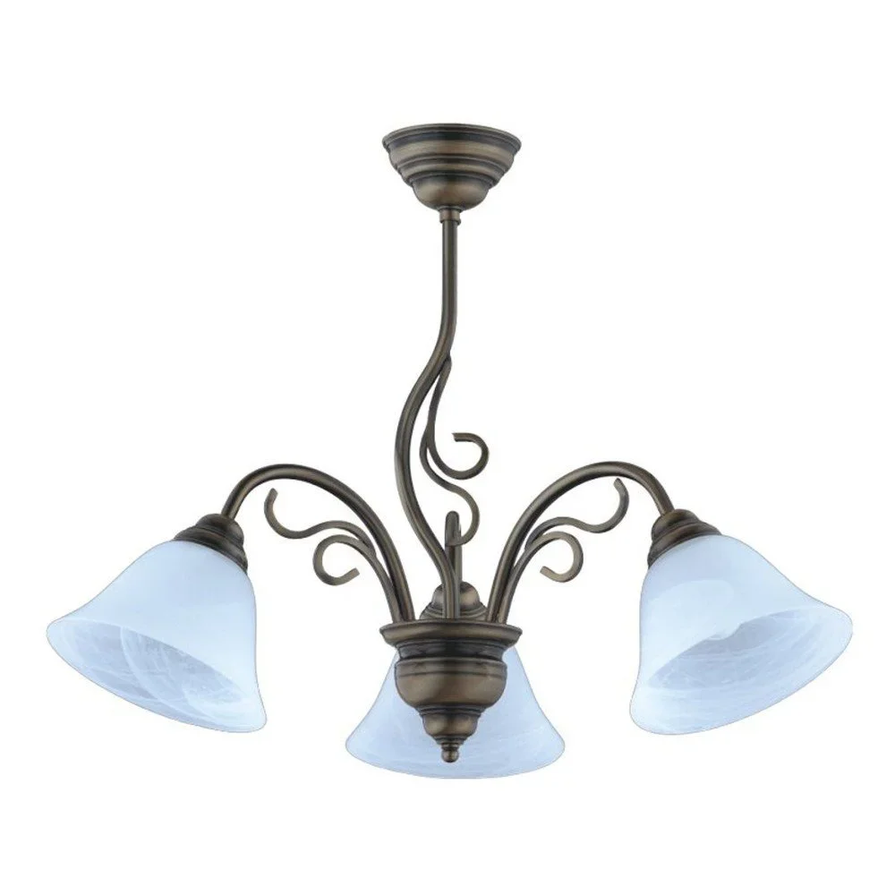 Tříramenné závěsné svítidlo Glimte Blue Dream, ⌀ 17,5 cm v:1194986