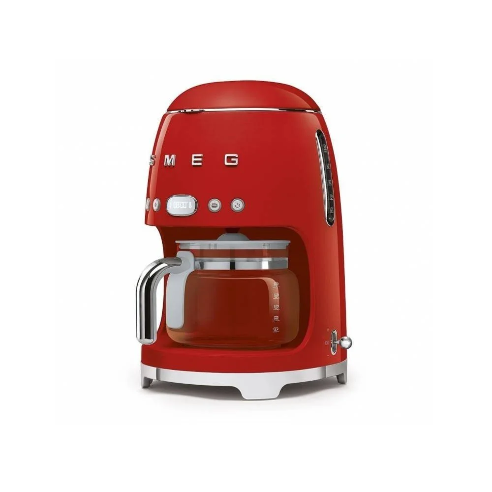 Červený kávovar na filtrovanou kávu SMEG 50’s Retro v:1390547 Červený kávovar na filtrovanou kávu SMEG 50’s Retro v:1390547