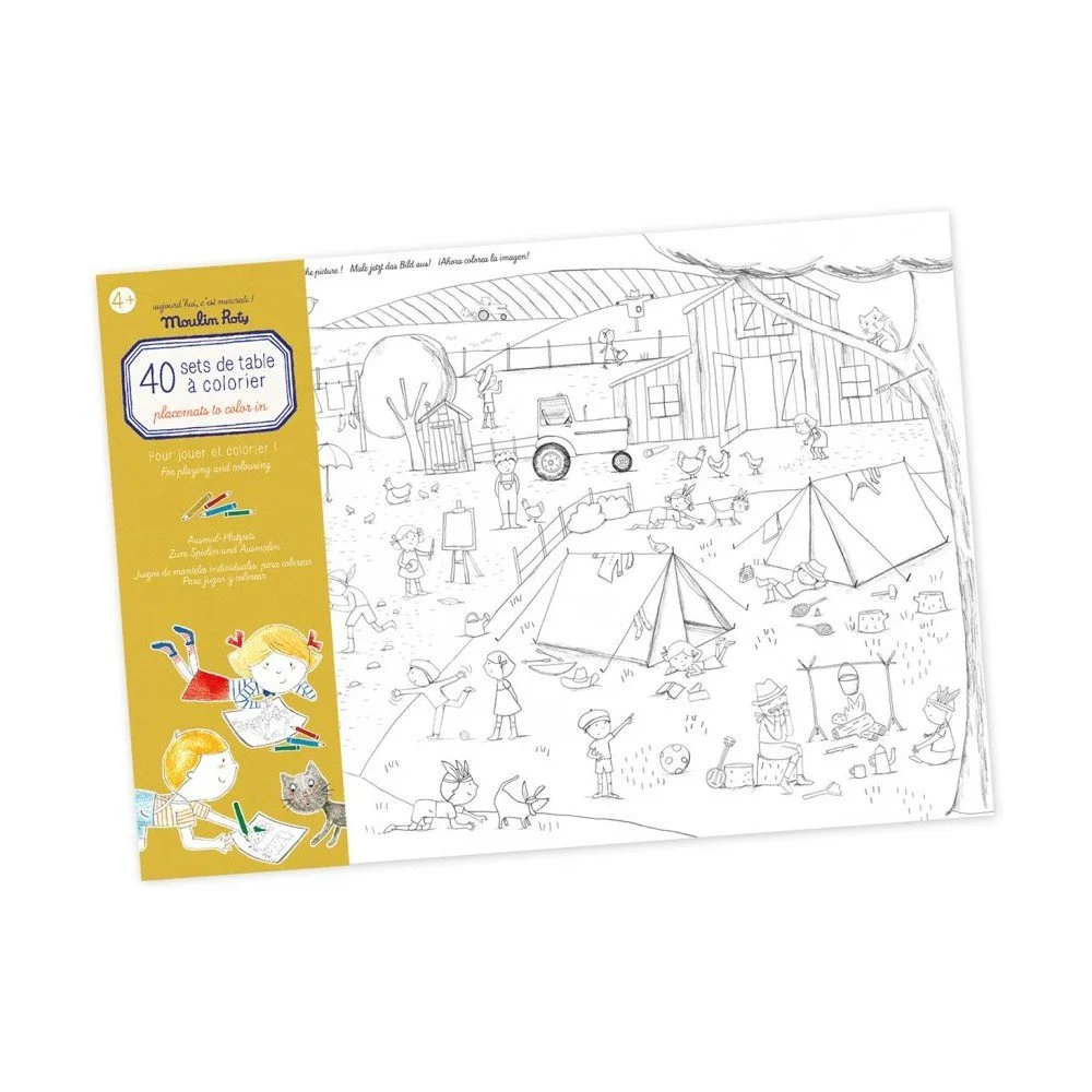 Velký set omalovánek s úkoly Moulin Roty Cestování v:1389433