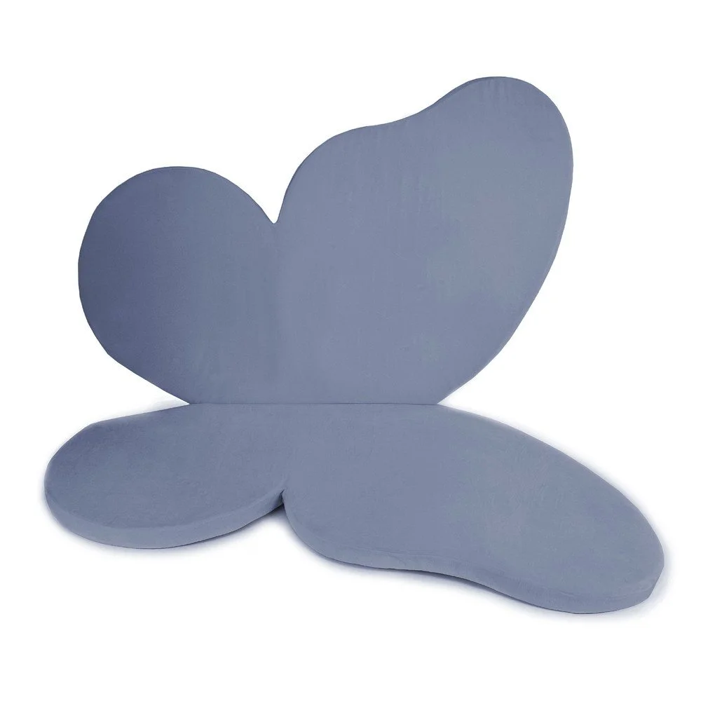 Šedá dětská hrací matrace MeowBaby Butterfly, 152 x 188 cm v:1293572