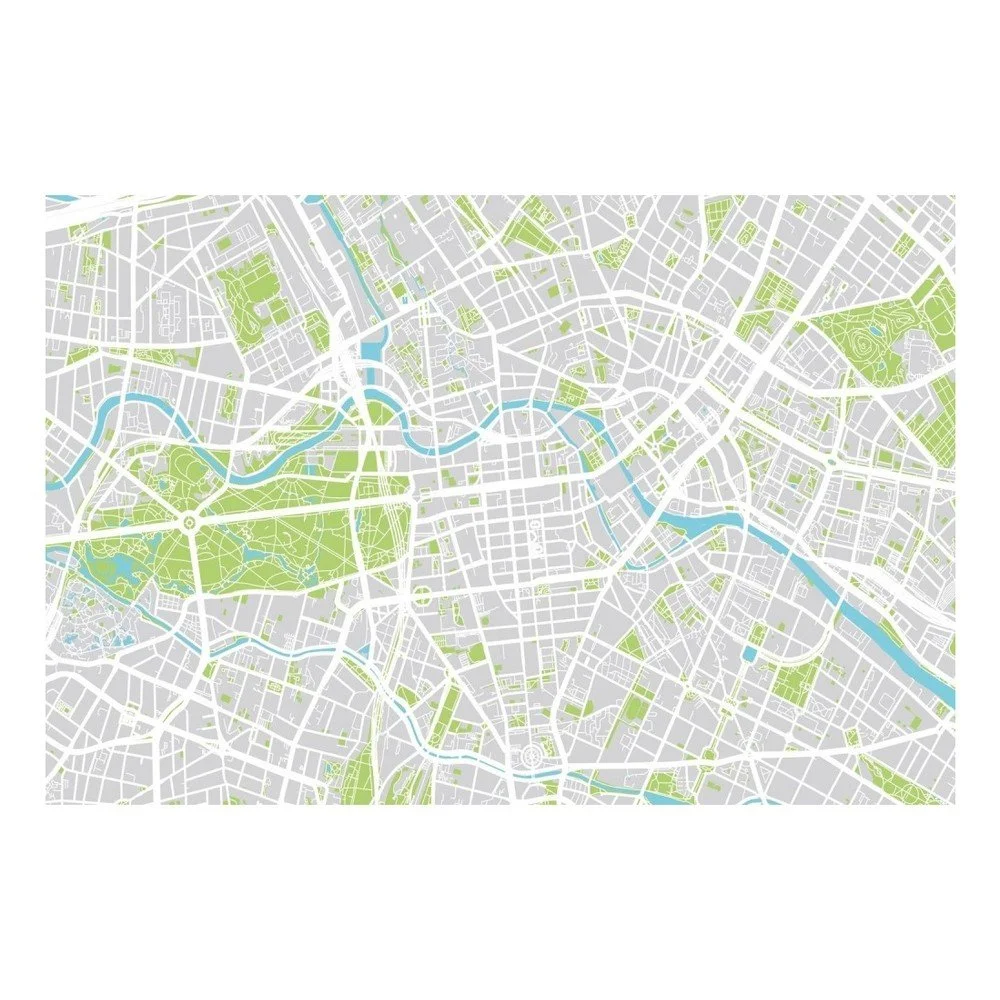 Obraz Homemania Maps Berlin, 70 x 100 cm v:959052