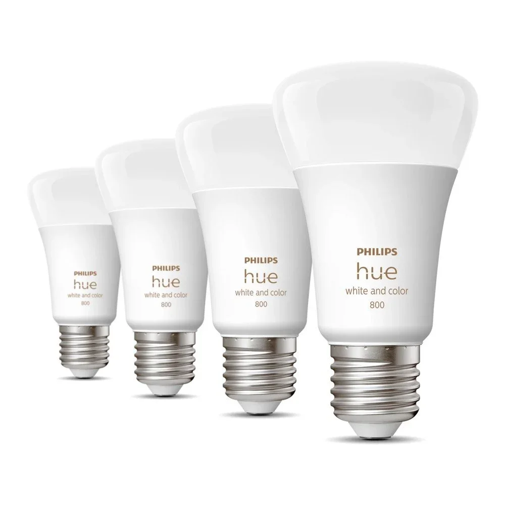 LED smart žárovky v sadě 4 ks E27, 9 W White and color ambiance – Philips Hue v:1680646