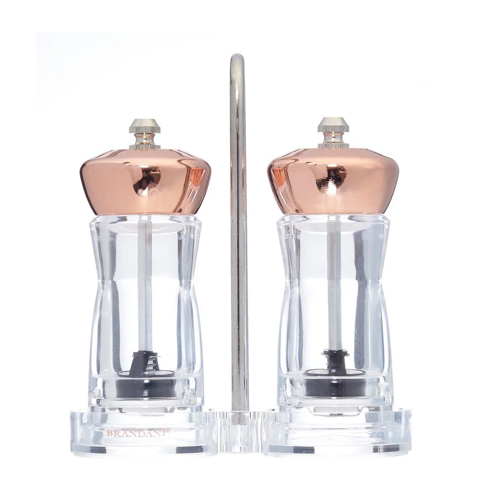 Sada 2 mlýnků na sůl a pepř Brandani Rose Gold v:739234