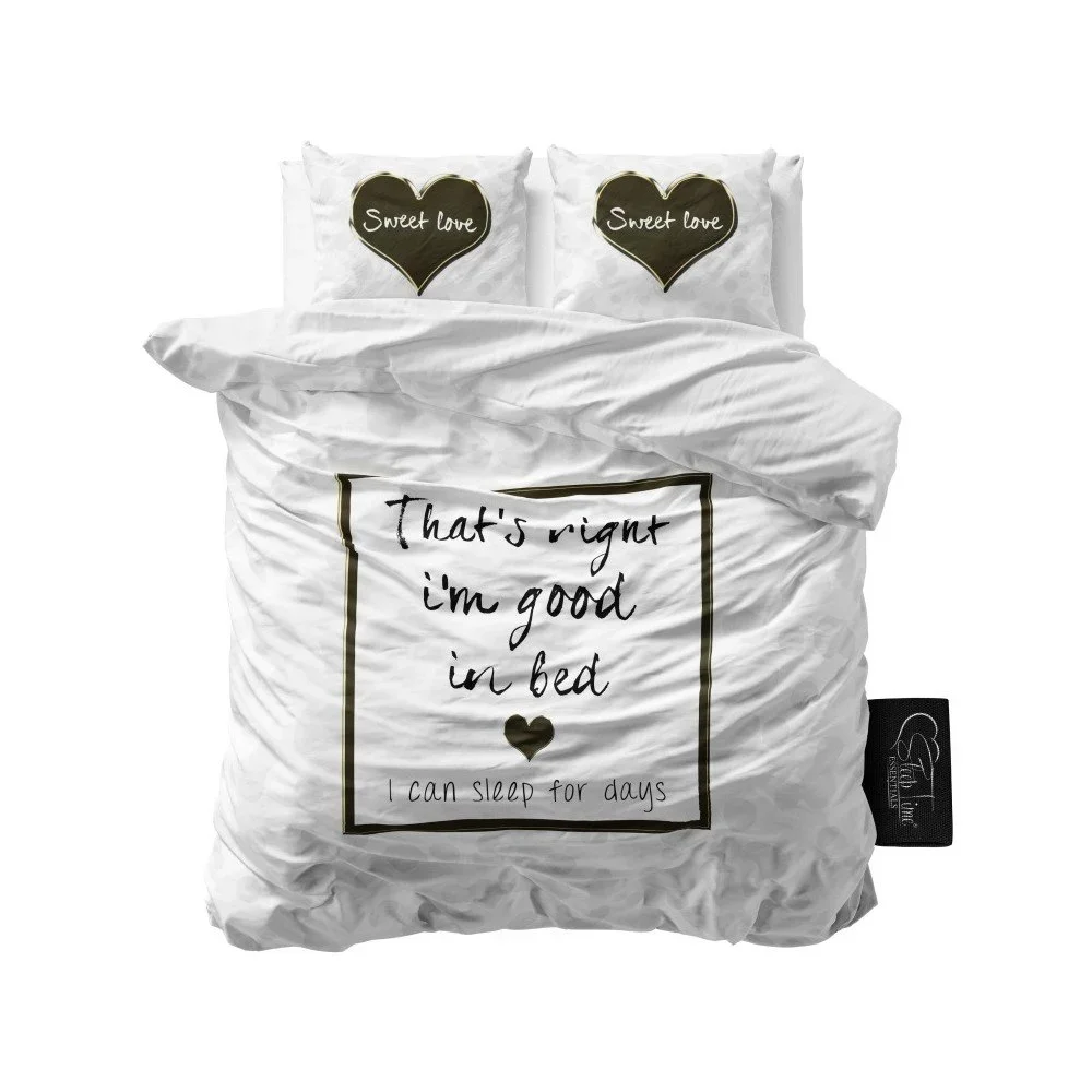 Povlečení z mikroperkálu Sleeptime In Bed, 200 x 220 cm v:837912