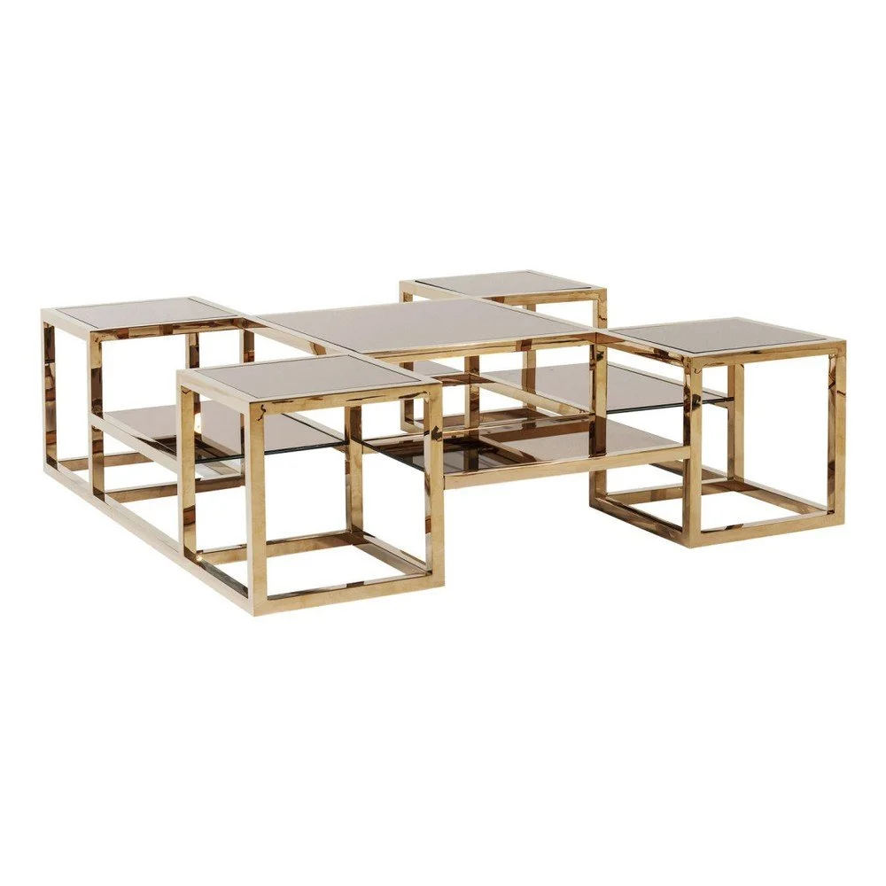 Konferenční stolek se zrcadlovou deskou Kare Design Steps v:989212
