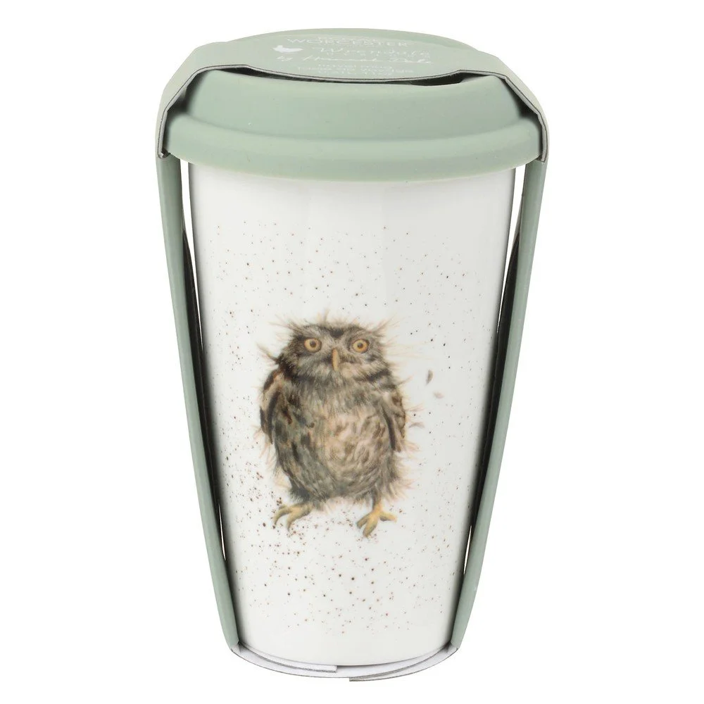 Cestovní hrnek z kostního porcelánu Royal Worcester Owl, 310 ml v:1264456
