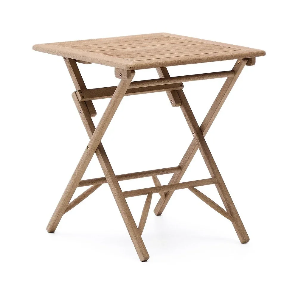 Zahradní jídelní stůl z masivu akácie 66x66 cm Dandara – Kave Home v:1832208