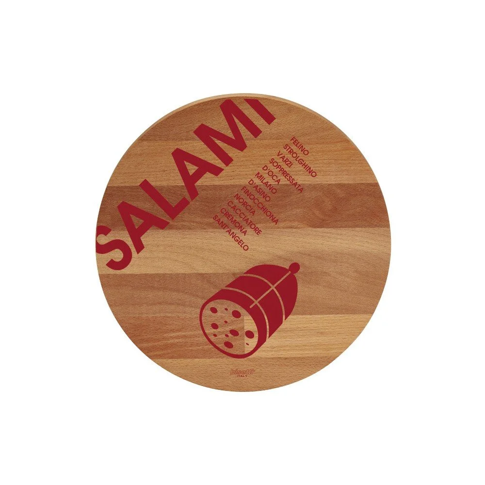 Prkénko z bukového dřeva Bisetti Salami, ø 30 cm v:756682