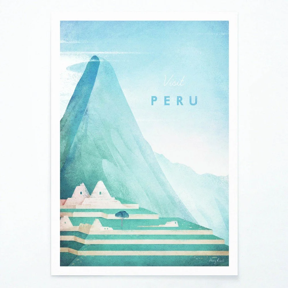 Plakát Travelposter Peru, 30 x 40 cm v:1346605