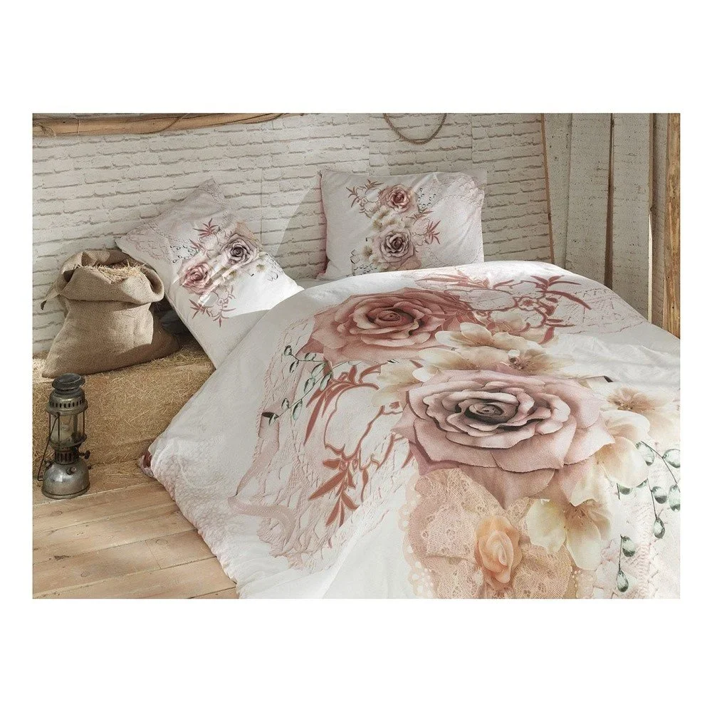 Bavlněné povlečení s prostěradlem Rose, 200 x 220 cm v:706026
