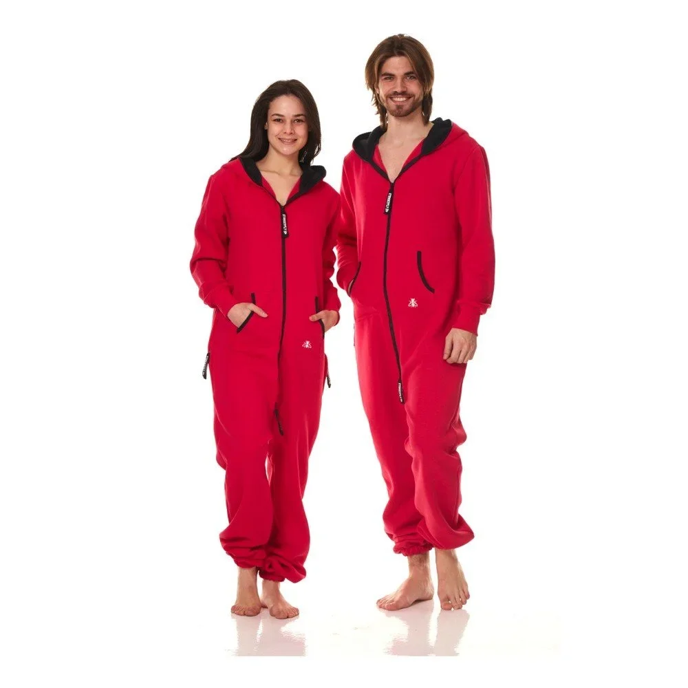 Červený domácí unisex overal Streetfly, vel. XXS v:732642