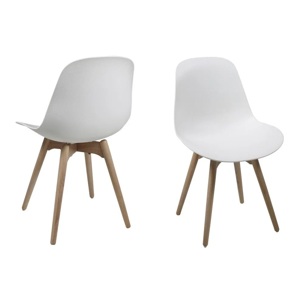 Sada 2 bílých jídelních židlí Actona Scramble Dining Set v:1035666