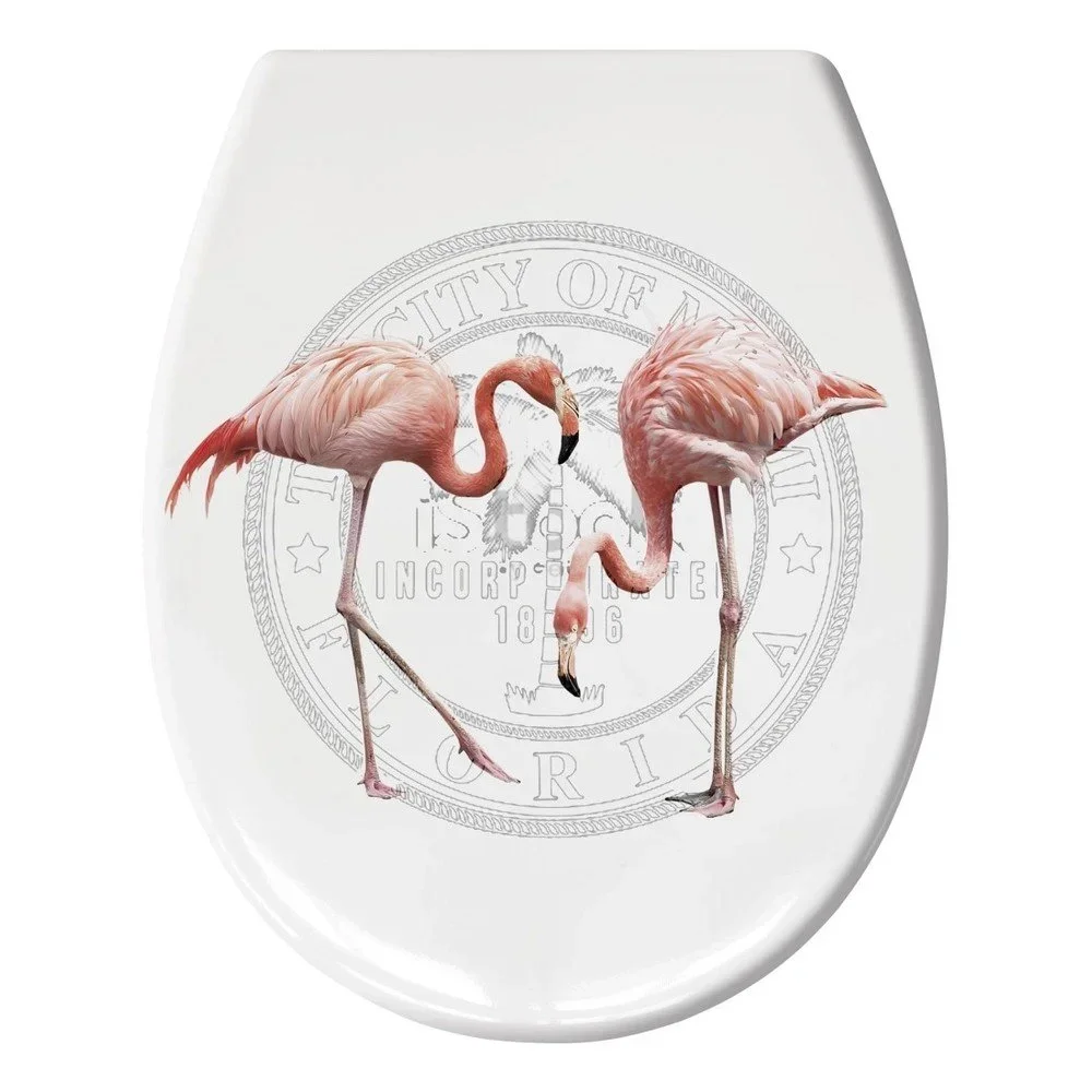 Záchodové prkénko Kleine Wolke Flamingo v:840228