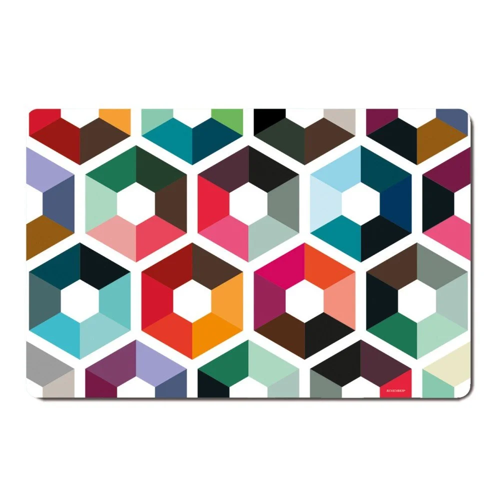 Sada 4 prostírání Remember Hexagon, 44 x 28,5 cm v:1046038