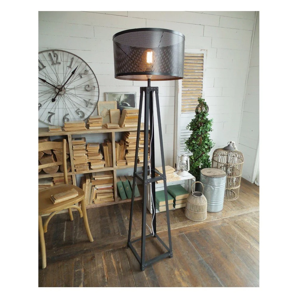 Volně stojící lampa Orchidea Milano Metal, ⌀ 45 cm v:746902
