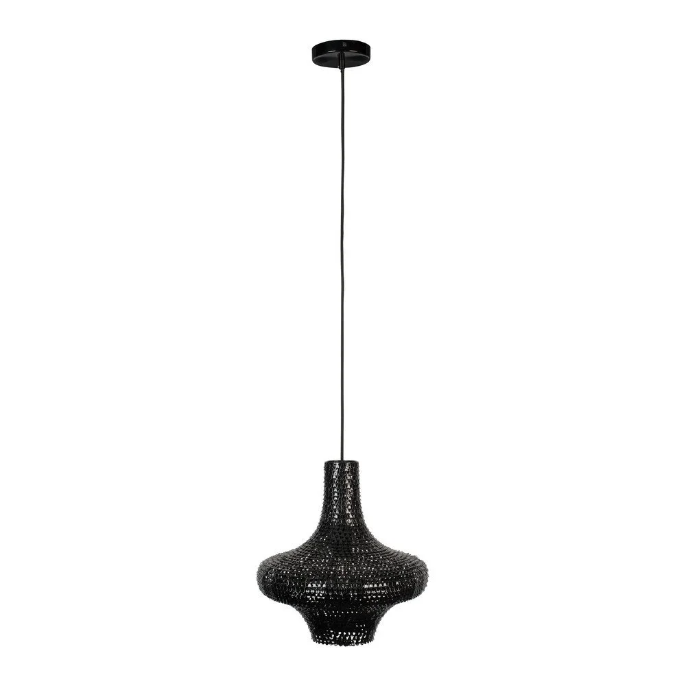 Černé závěsné svítidlo Dutchbone Trooper, ø 35 cm v:1389487