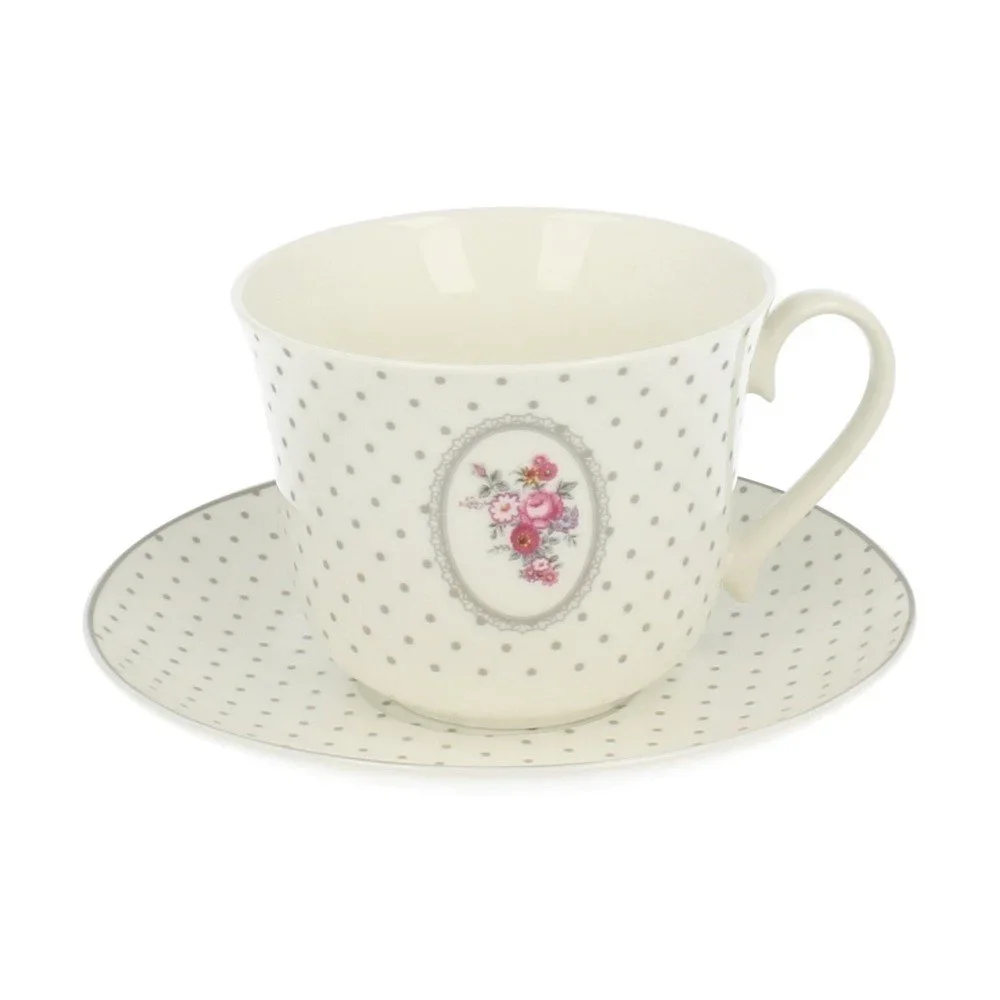 Porcelánový šálek s podšálkem Duo Gift Americana, 450 ml v:701164