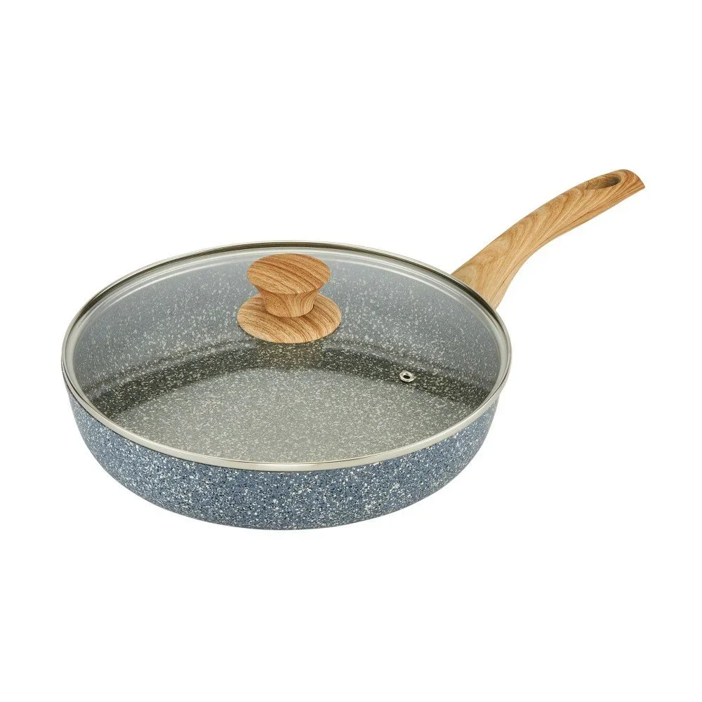 Pánev s poklicí a s rukojetí s imitací dřeva Bisetti Pierre Gourmet, ø 28 cm v:1047760