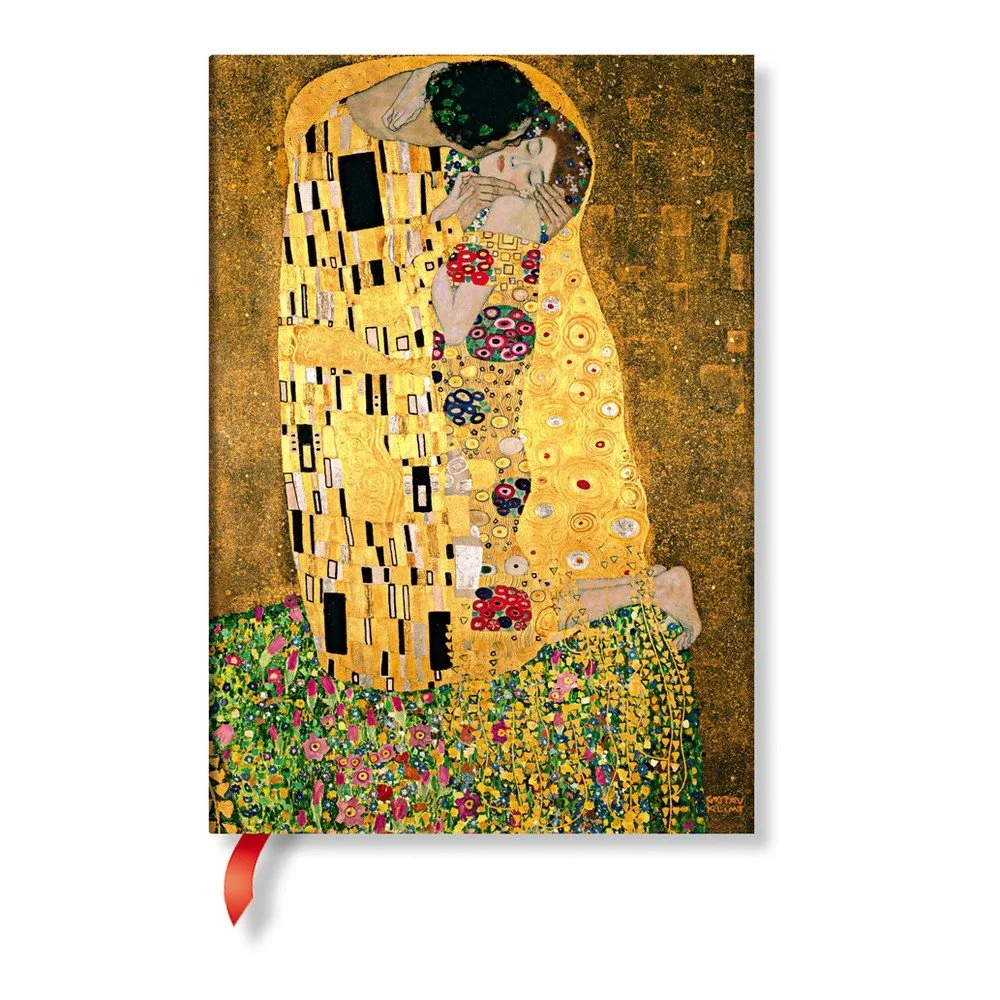 Nelinkovaný zápisník s tvrdou vazbou Paperblanks Klimt´s Portrait of Kiss, 13 x 18 cm v:1135872