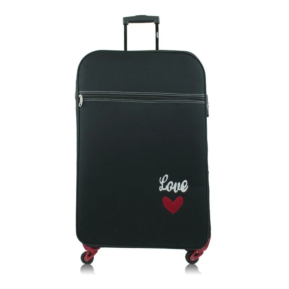Černý kufr na kolečkách INFINITIF Love, 50 l v:1000488