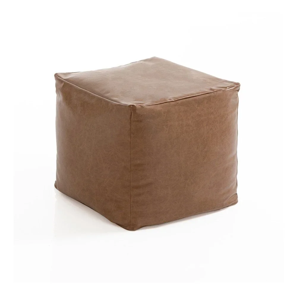 Hnědý sedací puf Tomasucci Soko, výška 45 cm v:1419217