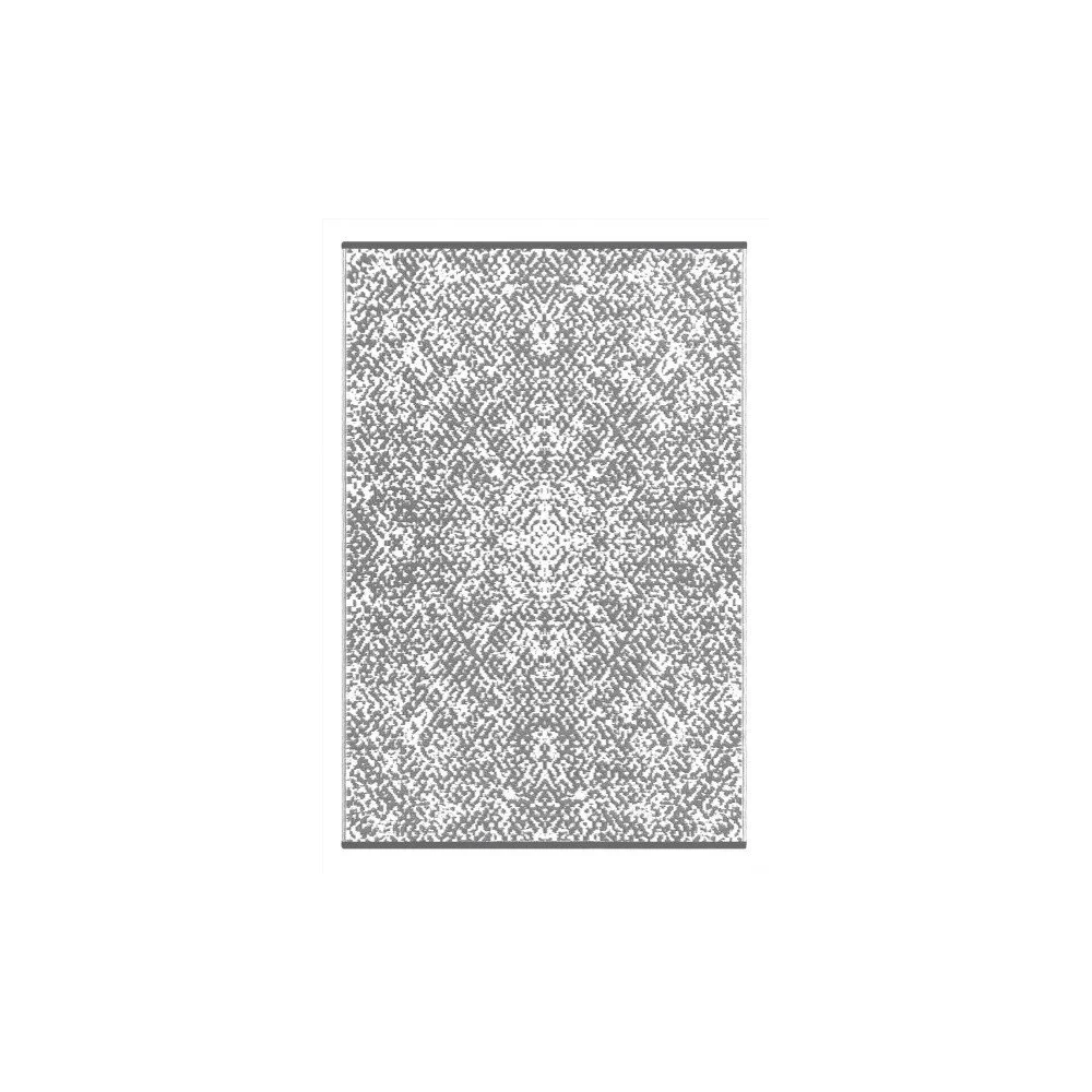 Šedobílý oboustranný venkovní koberec Green Decore Gatra, 90 x 150 cm v:1036924