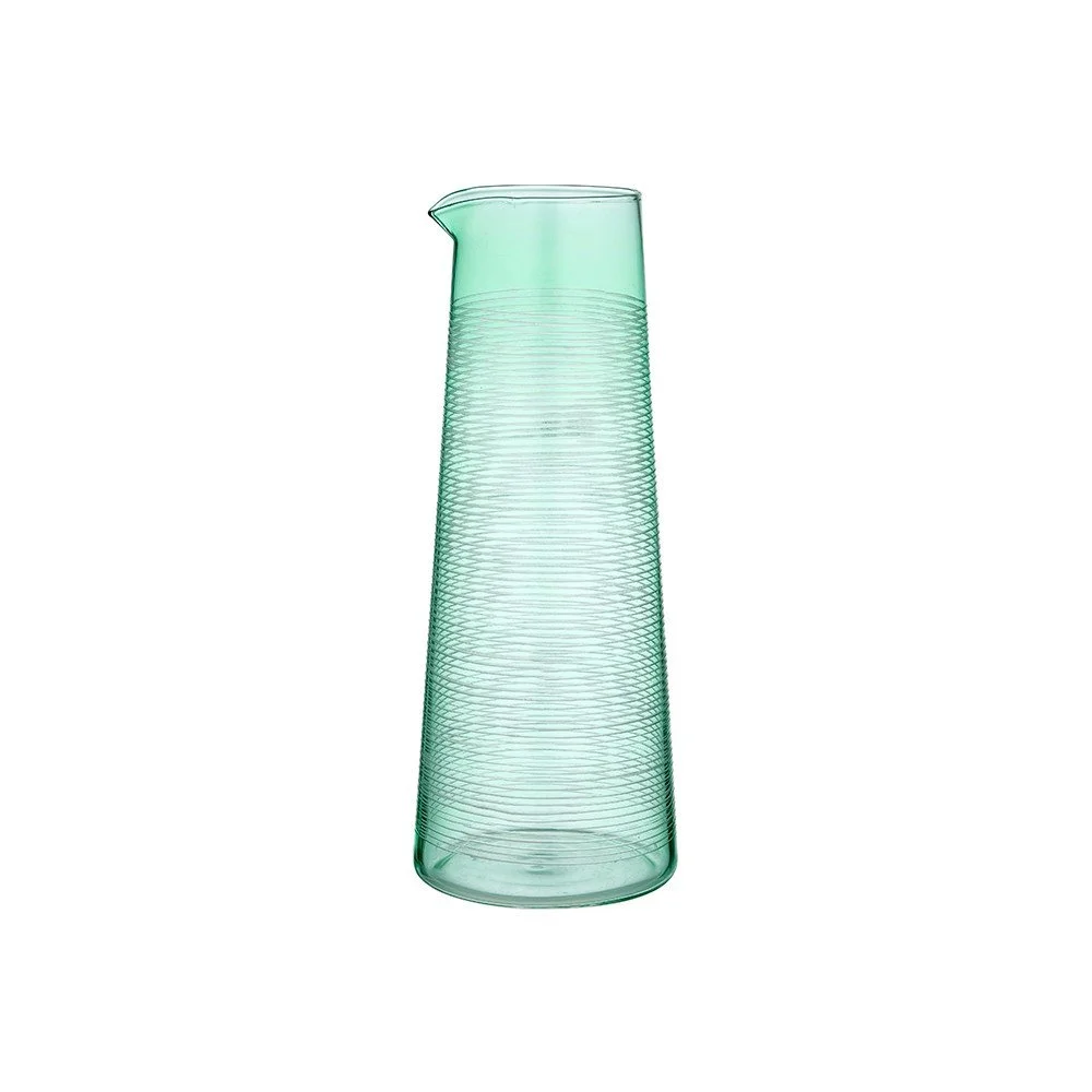 Zelená skleněná karafa 1.2 l Linear v:1461580