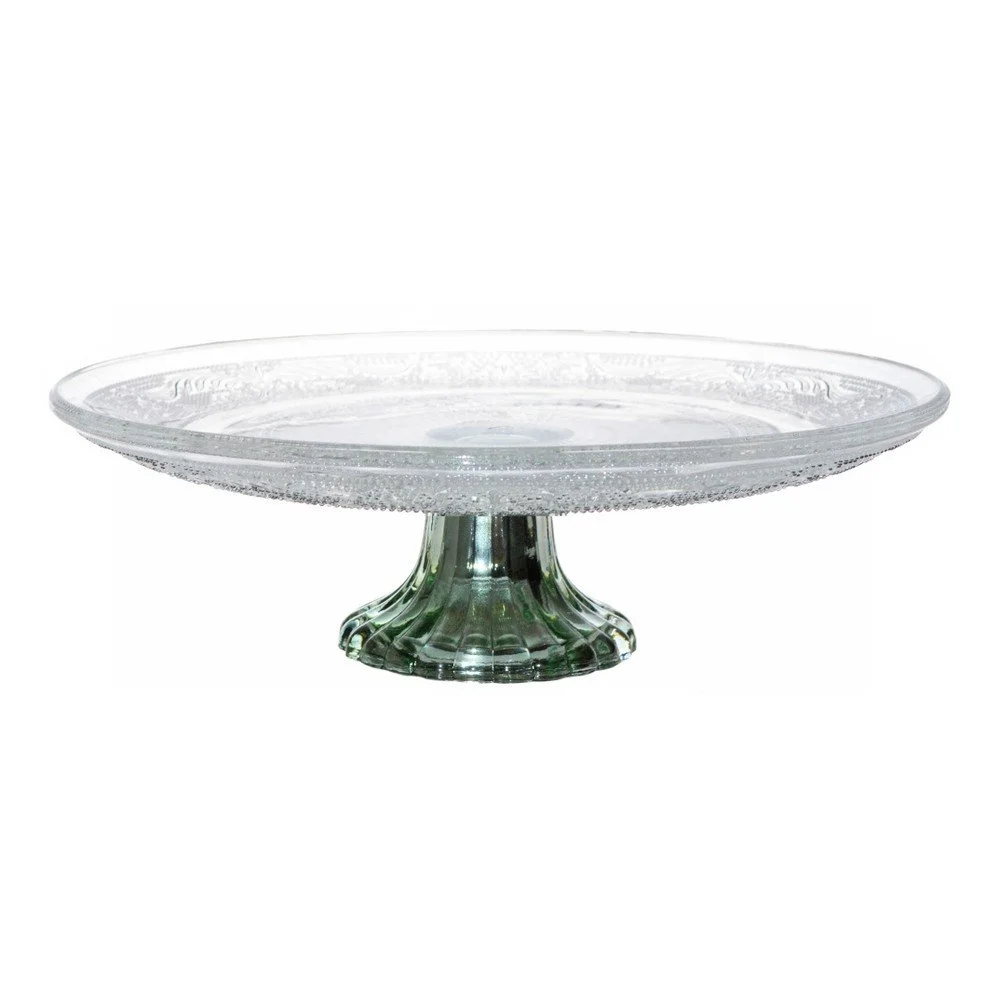 Skleněný podnos na dort Ewax Emerald, ⌀ 32,5 cm v:1130304