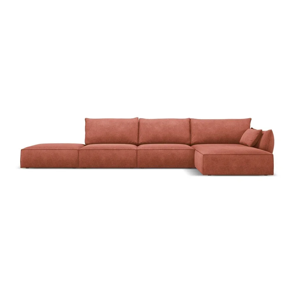 Červená rohová pohovka Vanda – Mazzini Sofas v:1540082