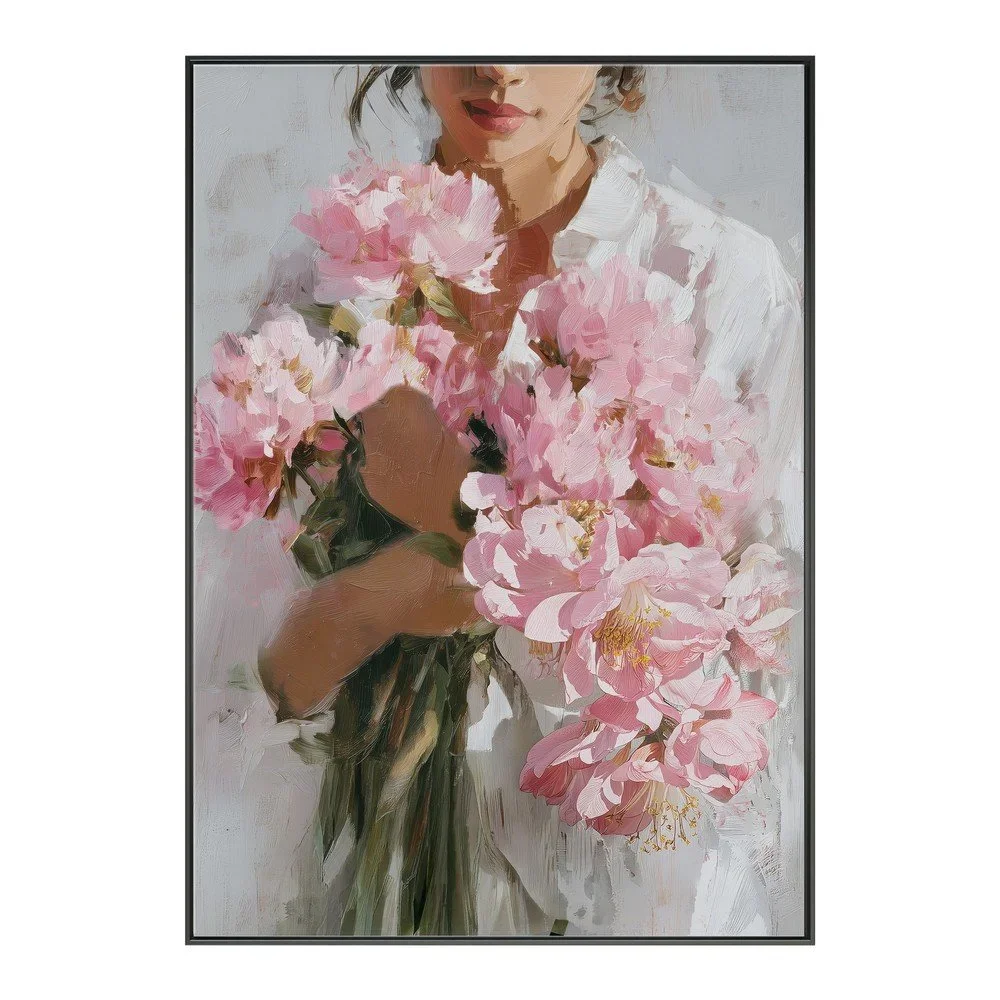 Tištěný obraz s rámem/na plátně 70x100 cm Floral Embrace – Styler v:1937118