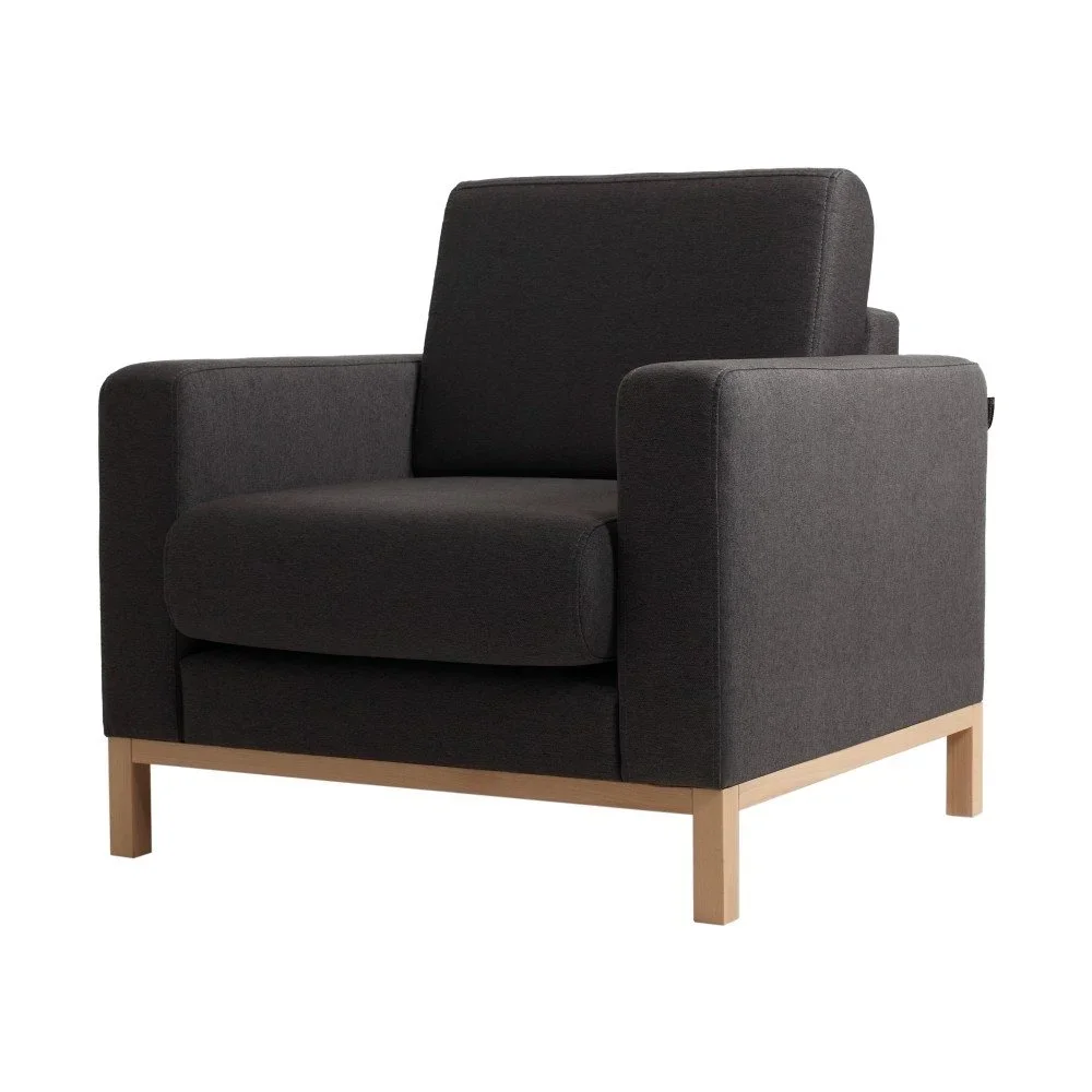 Tmavě šedé křeslo Custom Form Scandic v:934814