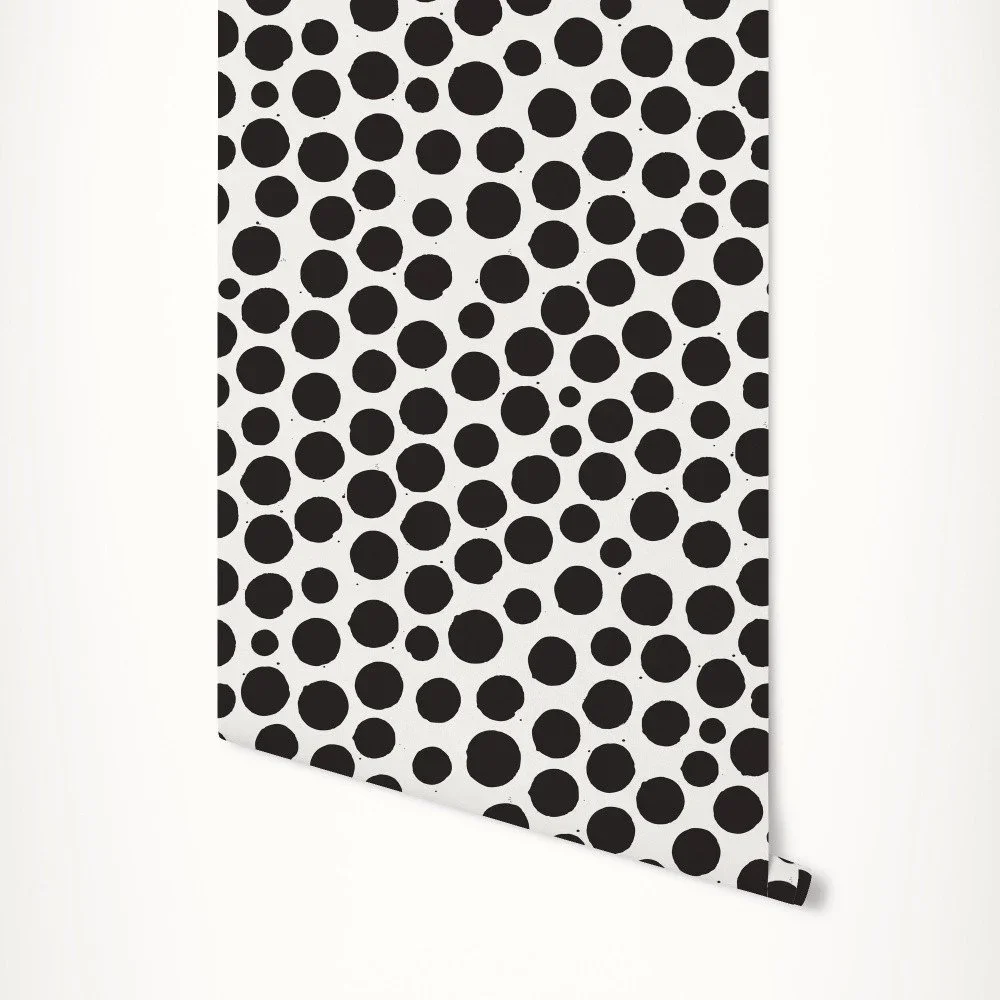 Černo-bílá samolepicí tapeta LineArtistica Delia, 60 x 300 cm v:1184626