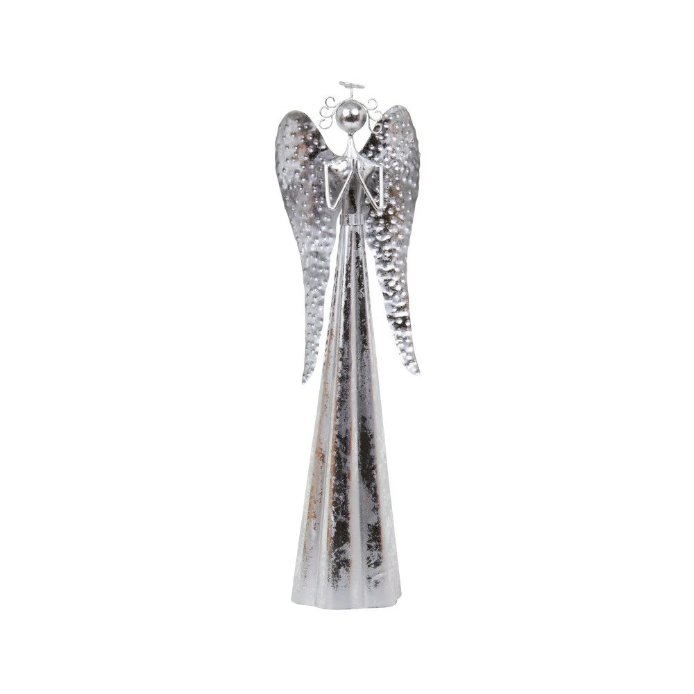 Dekorace Archipelago Large Silver Angel, 50 cm v:718946