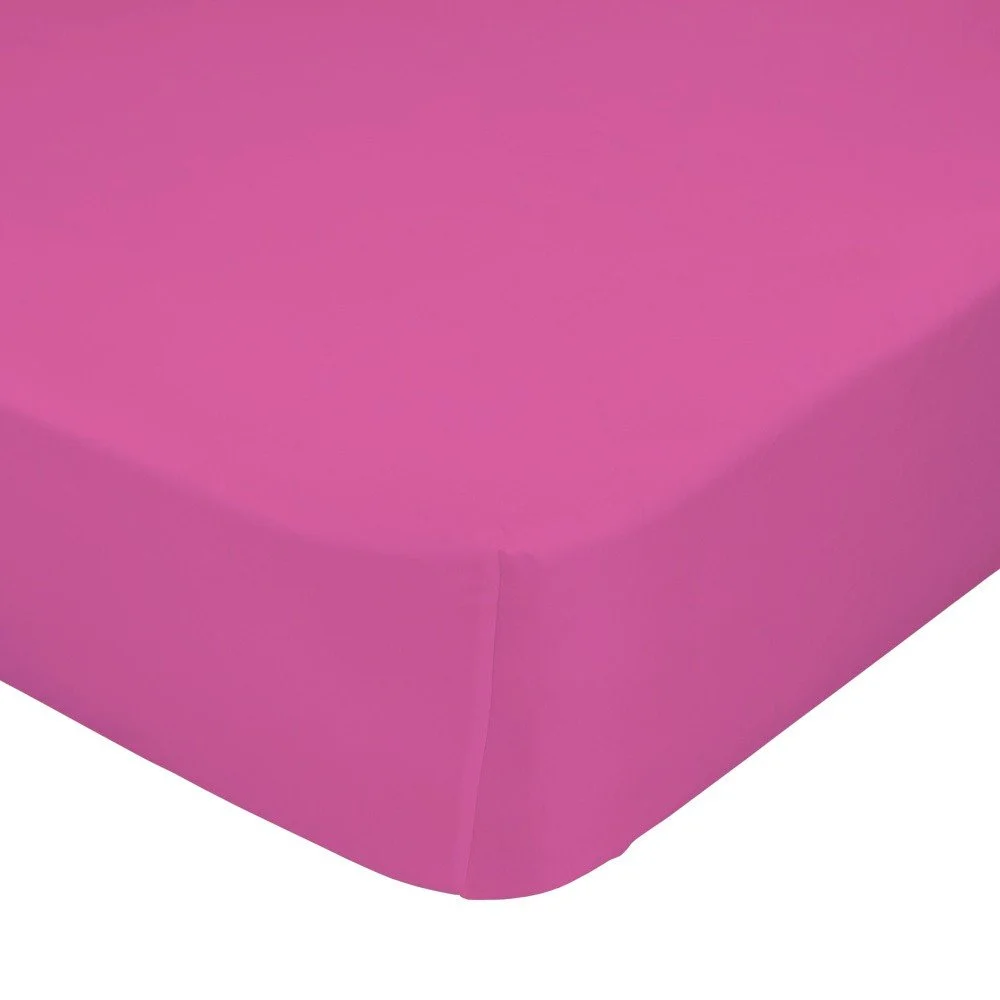 Růžové elastické prostěradlo HF Living Basic, 180 x 200 cm v:759008