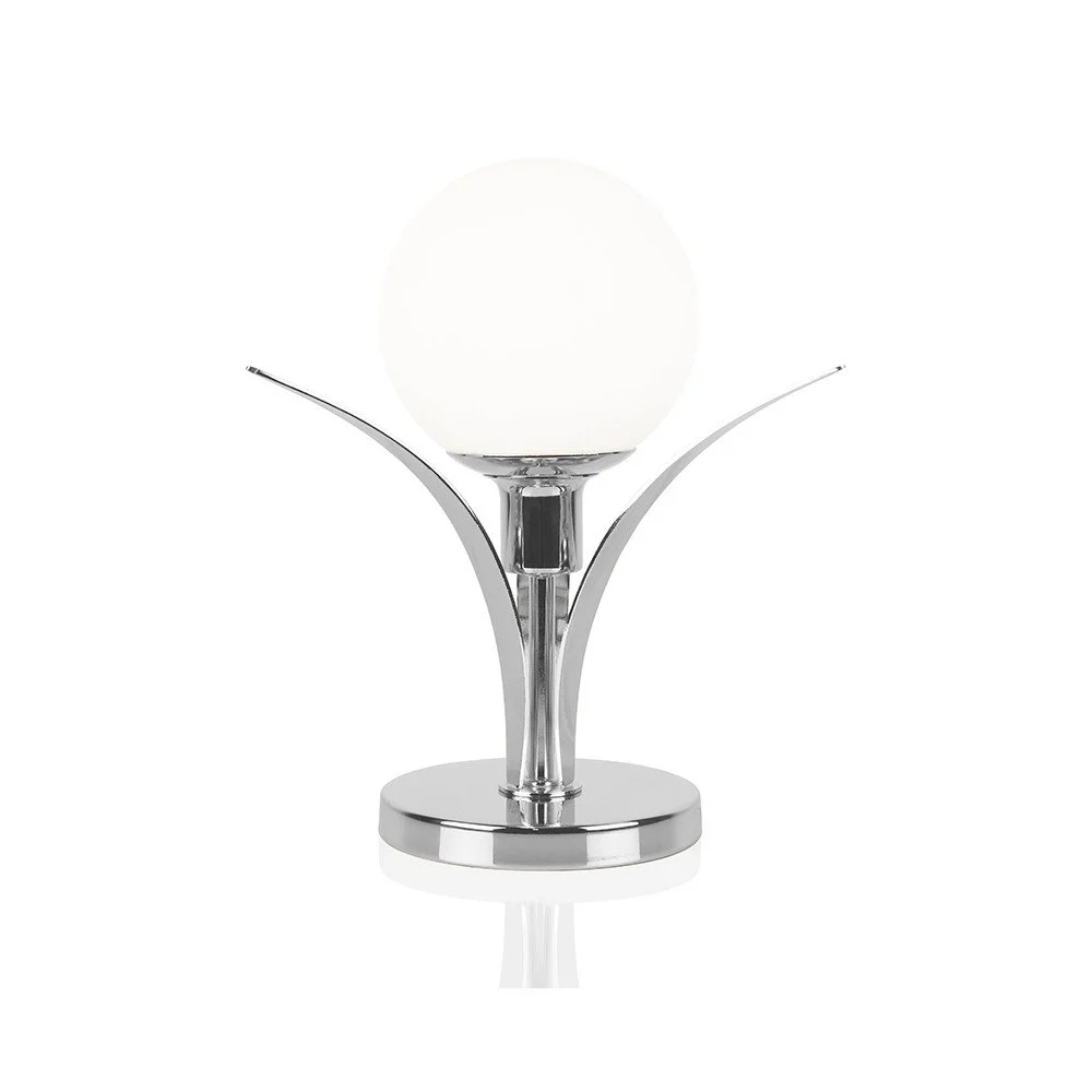 Stolní lampa v barvě chromu Globen Lighting Savoy Tonny v:1214976