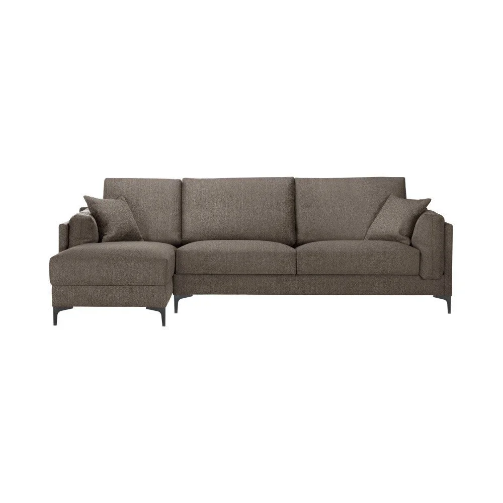 Hnědá rohová pohovka Guy Laroche Home Desire, levý roh v:824004