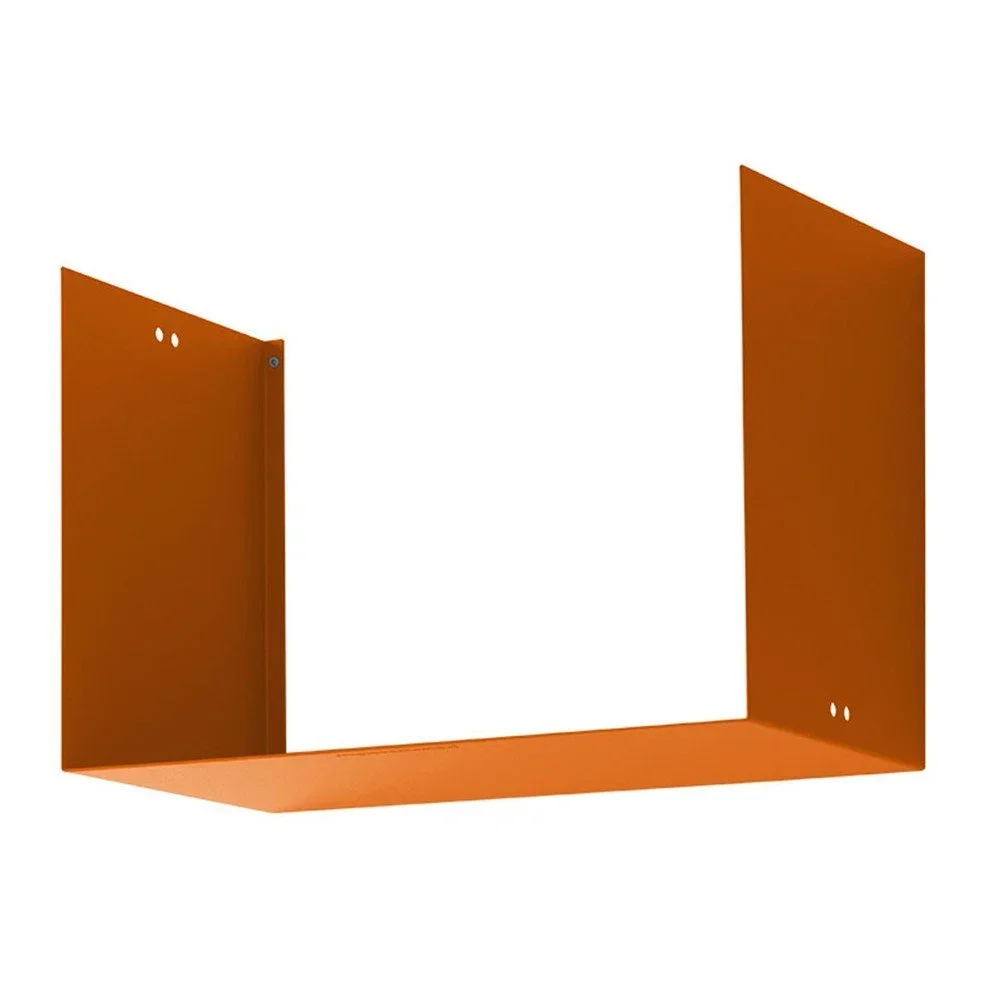Oranžová kovová nástěnná polička Mi piace molto Geometric Medium v:936568