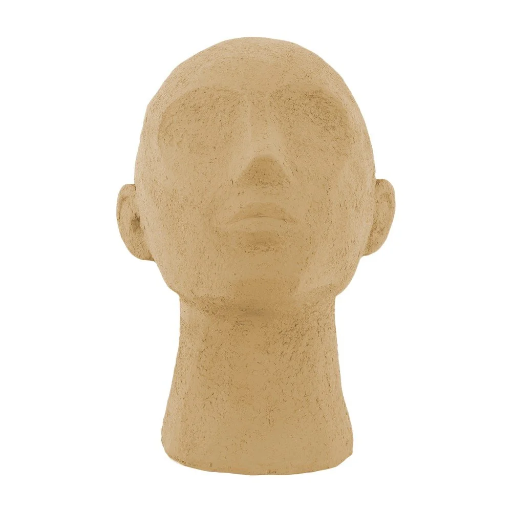 Pískově hnědá dekorativní soška PT LIVING Face Art, výška 22,8 cm v:1335744