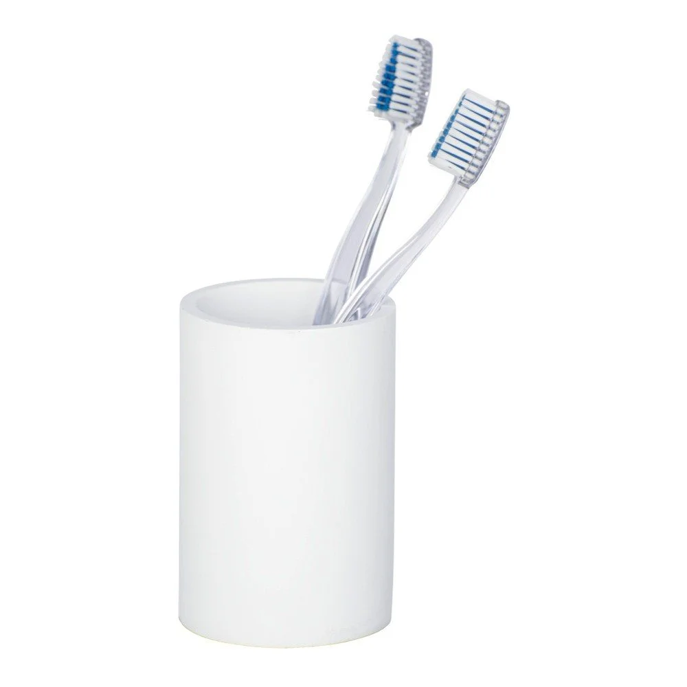 Bílý keramický kelímek na kartáčky Wenko Ida v:1036628