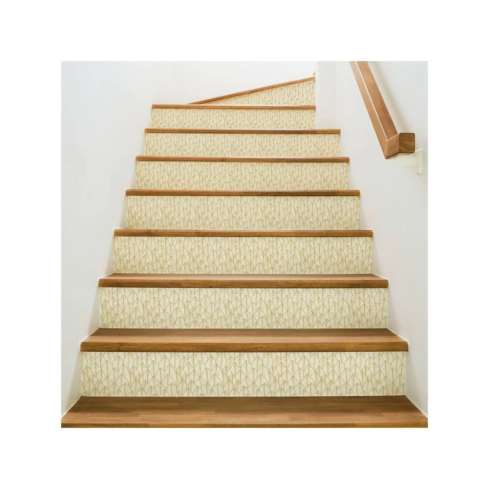 Sada 2 samolepek na schody Ambiance Stairs Stickers Margarethe, 15 x 105 cm v:1181672