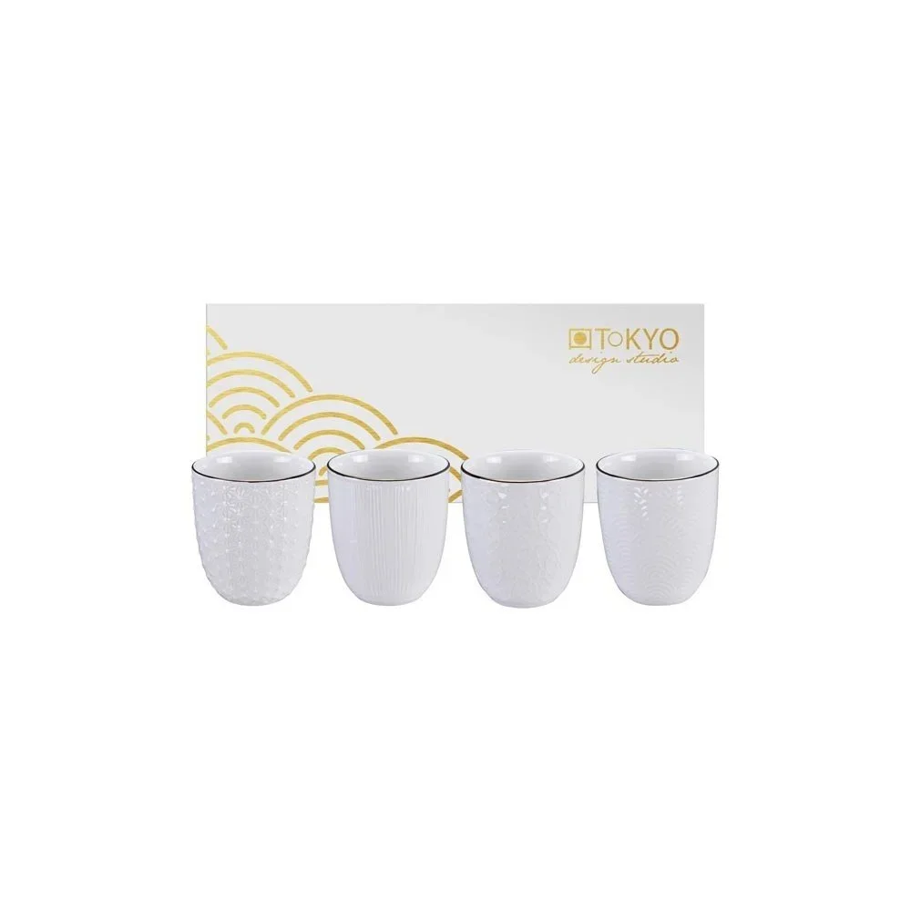 Sada 4 bílých hrnků Tokyo Design Studio Nippon, 200 ml v:1238300