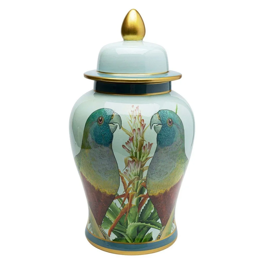 Dekorativní dóza Kare Design Parrot Couple, výška 48 cm v:1320938