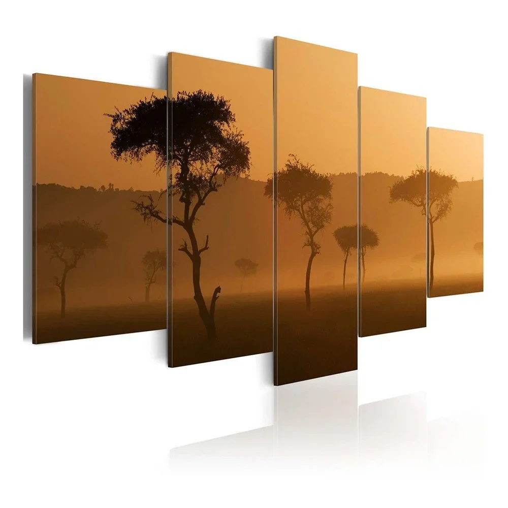 Vícedílný obraz na plátně Artgeist Savana, 200 x 100 cm v:971730