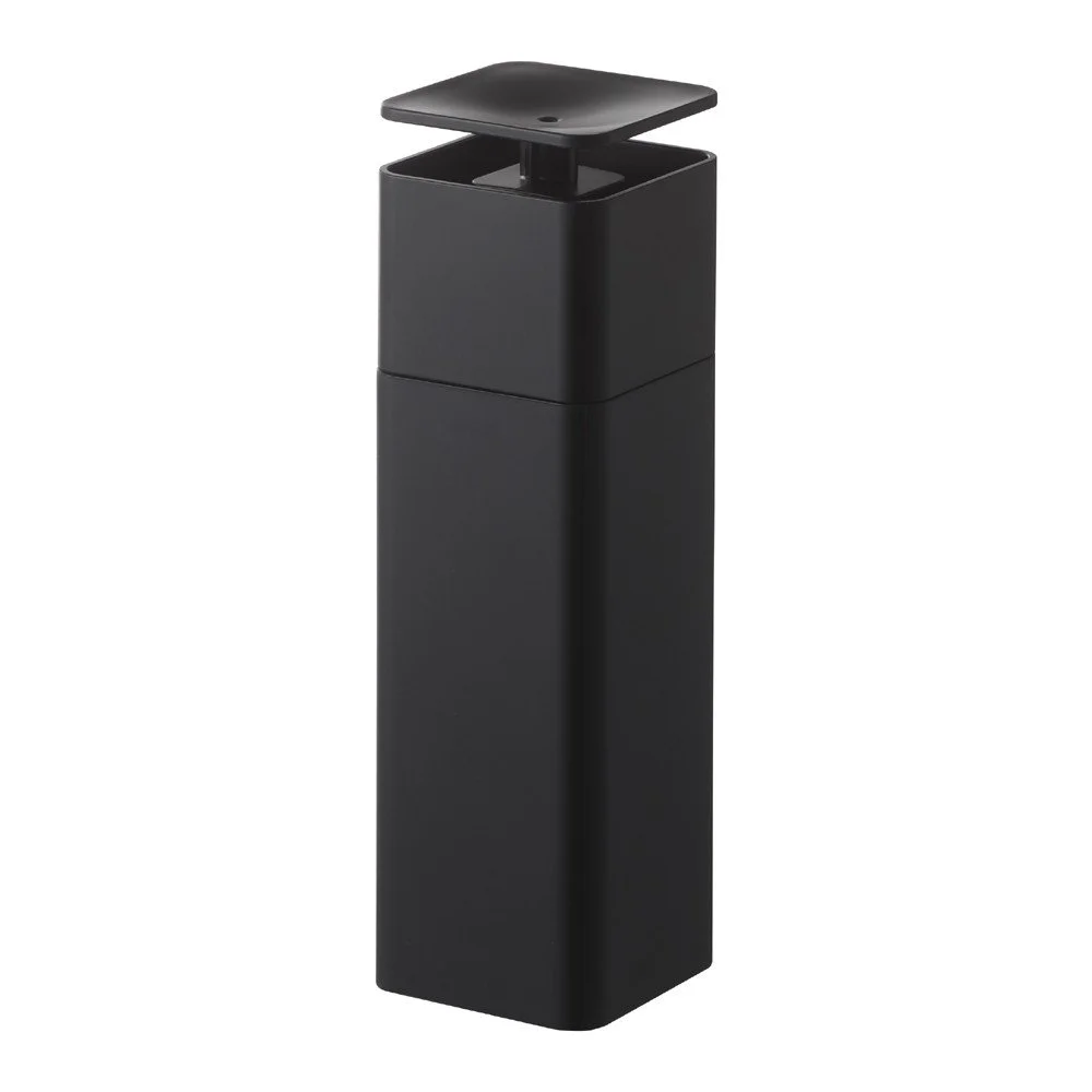 Černý dávkovač saponátu Yamazaki Tower, 250 ml v:1436117