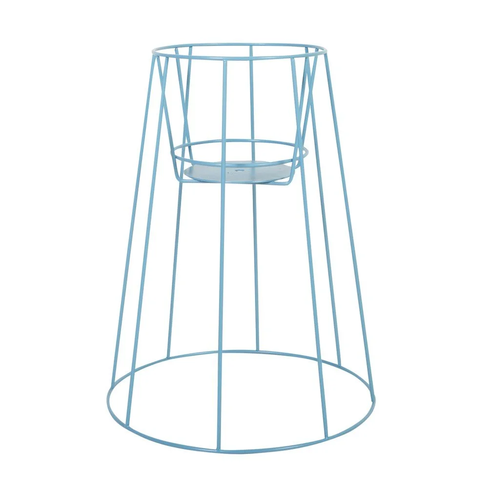 Modrý stojan na květináče OK Design Cibele, výška 45 cm v:1021288