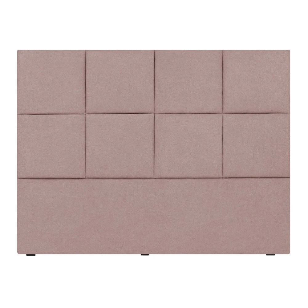 Světle růžové čelo postele Mazzini Sofas Barletta, 180 x 120 cm v:962054