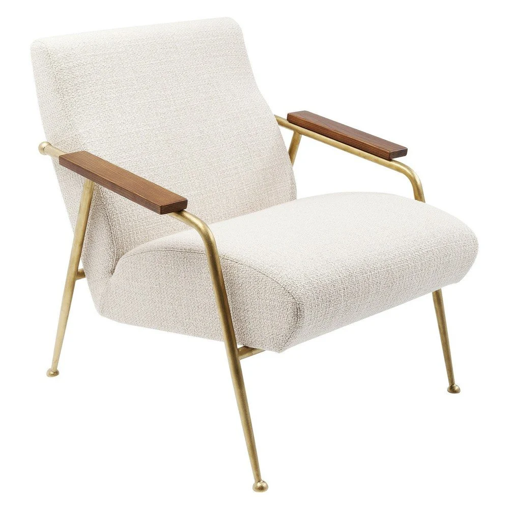 Bílé křeslo Kare Design Topogan v:1089468